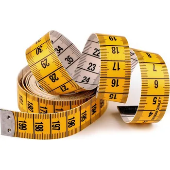 Metr krejčovský německá kvalita 150 cm, 200 cm, barva 1 (200 cm) žlutá