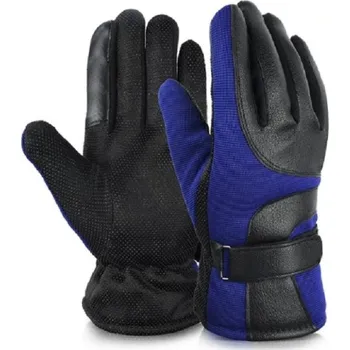Rukavice Pánské zimní rukavice Fred J1546 černo-modrá