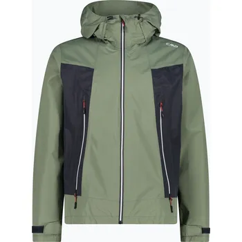 Pánská větrovka Pánská bunda do deště CMP Fix Hood salvia