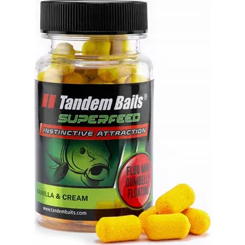 Boilies SuperFeed Fluo Mini Dumbells Plovoucí 30g Coco Vanilla