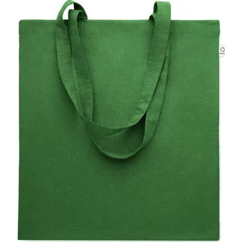 Nákupní taška z recykl. bavlny Viveka Colour - Tmavě Zelená