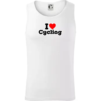 I love cycling - Tílko pánské Core - XL ( Bílá )