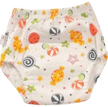 Plenkové kalhoty Tréninkové kalhotky pro kojence do 11 kg Látkové plenky Sladkosti Pratelné spodní prádlo Chlapci Dívky Opakované použití Dětské kraťasy