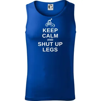 Keep calm and shut your legs - Tílko pánské Core - XL ( Královská modrá )