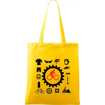 Vše pro cyklistiku - Taška bavlněná - 42 x 38 cm ( Žlutá )