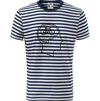 Pánské oblečení Myslím jen na kolo - Triko na vodu - L ( Prouhovaná )