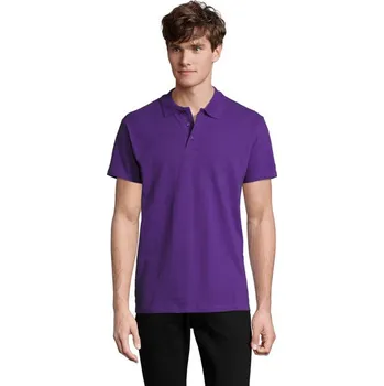 Pánské tričko SPRING II MEN Polo 210g - Dark PurpleL