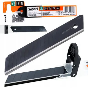 Pracovní nůž Náhradní lámací čepele Waart W70P647 18mm 10 Ks