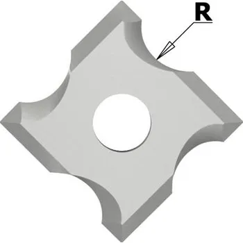 Fréza IGM IGM N034 Žiletka tvrdokovová radiusová - R1,5 mm MDF+, N034-01525