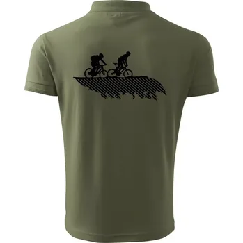 Pánská košile Cyclo duo - Polokošile pánská Pique Polo 203 - XL ( Khaki )