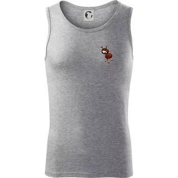 Pánské termoprádlo Kaštanový jelínek - prso - Tílko pánské Core - M ( Tmavě šedý melír )