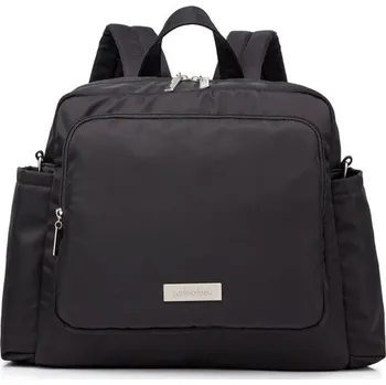 Přebalovací taška Voděodolný přebalovací batoh 34 x 32 x 12 cm Polyesterový batoh pro maminky Cestovní taška na pleny pro novorozence s kapsami černá