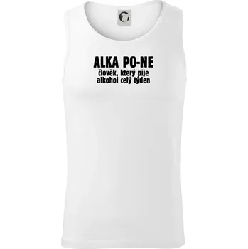 Alkapone - Tílko pánské Core - L ( Bílá )