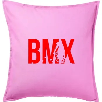 Polštář BMX - Polštář 50x50 - 50x50 - Pouze potah ( Růžová )