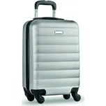 Skořepinový kufr Budapest - Matná Stříbrná