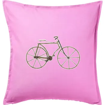 Polštář Dřevěné kolo - Polštář 50x50 - 50x50 - Pouze potah ( Růžová )