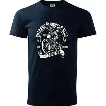 Let's Ride Bike - Triko extra velké (5-8XL) - 7XL ( Námořní modrá (velmi tmavá - téměř černá) )