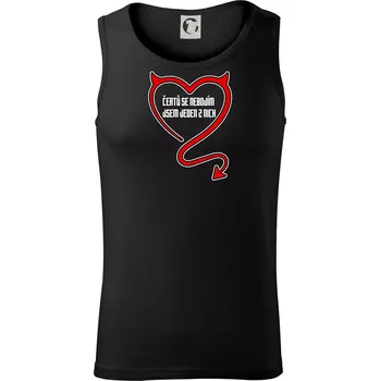 Pánské termoprádlo Čertů se nebojím, jsem jeden z nich - Tílko pánské Core - S ( Černá )