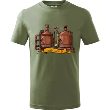 Nejlíp vařím já - Tričko dětské bavlněné - 158 cm/12 let ( Khaki )