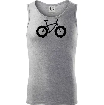 Fatbike - Tílko pánské Core - L ( Tmavě šedý melír )