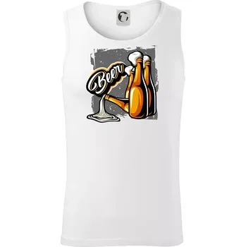 Beer lahve - Tílko pánské Core - XL ( Bílá )