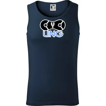 Cycling řetěz - Tílko pánské Core - 2XL ( Námořní modrá (velmi tmavá - téměř černá) )