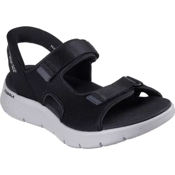 Pánské sandále Skechers Slip-On Quarter Strap Flat Sandals Black/Grey 7 (41)