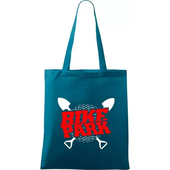 Bike park lopaty - Taška bavlněná - 42 x 38 cm ( Petrolejová )