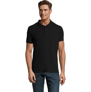 Pánské tričko PERFECT MEN Polo 180g - BlackXS