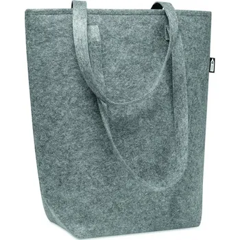 Plstěná nákupní taška z RPET Taslo - Šedá