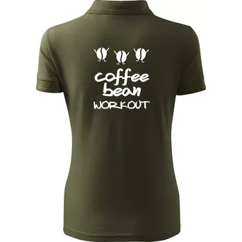 Coffee bean workout - Polokošile dámská Pique Polo - L ( Military )