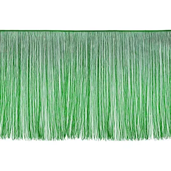 Třásně extra dlouhé 70 cm METRÁŽ BAREVNÁ - 5 zelená