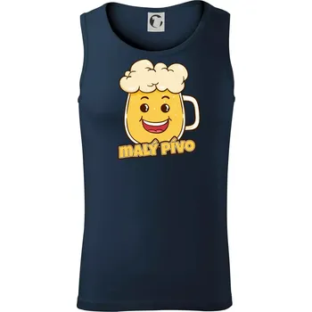 Malý pívo - Tílko pánské Core - L ( Námořní modrá (téměř černá) )