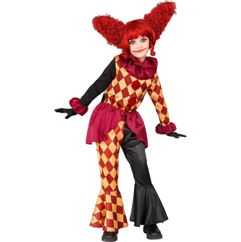 Karnevalový kostým Dívčí kostým děsivý klaun - Pro věk 8-10 let