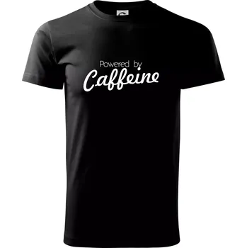 Powered by Caffeine - Triko extra velké (5-8XL) - 7XL ( Černá )