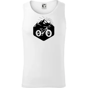 Fatbike hory - Tílko pánské Core - L ( Bílá )