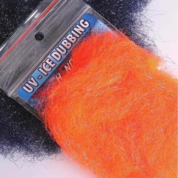 HENDS - UV-ICE, dubbing - Ohnivě Oranžová Fluo