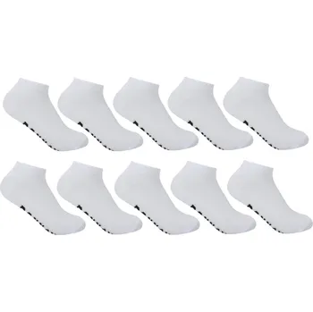 Pánské ponožky Donnay 10 Pack Trainer Socks White Mens 7-11