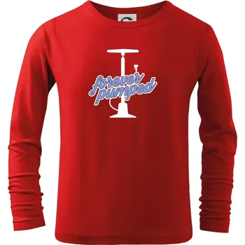 Chlapecké tričko Forever Pumped - Triko dětské Long Sleeve - 134 cm/8 let ( Červená )