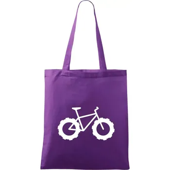Fatbike - Taška bavlněná - 42 x 38 cm ( Fialová )