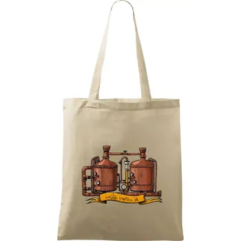 Nákupní taška Nejlíp vařím já - Taška bavlněná - 42 x 38 cm ( Naturální )