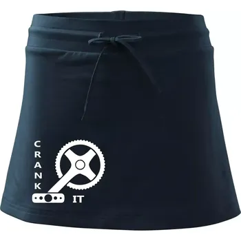 Dámská sukně Crank it - Sportovní sukně - two in one - XL ( Námořní modrá (velmi tmavá - téměř černá) )