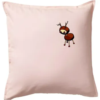 Polštář Kaštanový jelínek - prso - Polštář 50x50 - 50x50 - Pouze potah ( Světle růžová )