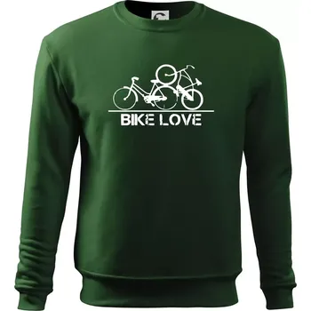 Chlapecké tričko Bike love - Mikina Essential dětská - 146 cm/10 let ( Lahvově zelená )