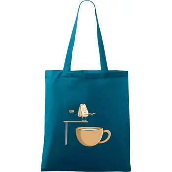 Skokan čaj - Taška bavlněná - 42 x 38 cm ( Petrolejová )