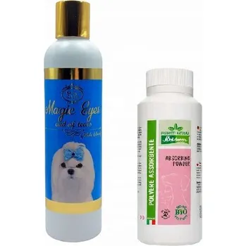Kosmetika pro psa Pudr pro péči o oči a uši Baldecchi 90 g + tekutina Show Tech 250 ml