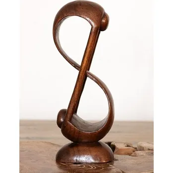 Dřevěná soška Milenci 30 cm