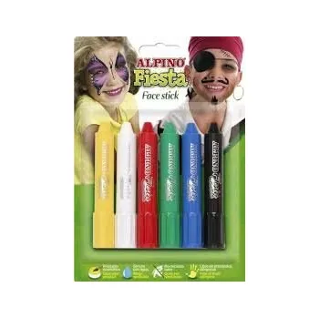 Pastelka PASTELKY NA LÍČENÍ FIESTA 6 BAREV Pastelky na malování na obličej pro DĚTI