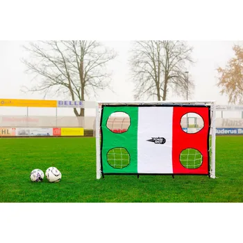 POWER SHOT Střelecká stěna na branku 1,8 x 1,2 m - italská vlajka BÍLÁ|VÍCEBAREVNÁ|ČERVENÁ