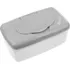 Box na kapesníky Akuku Box na vlhčené ubrousky 19 x 12 x 7 cm šedý/bílý